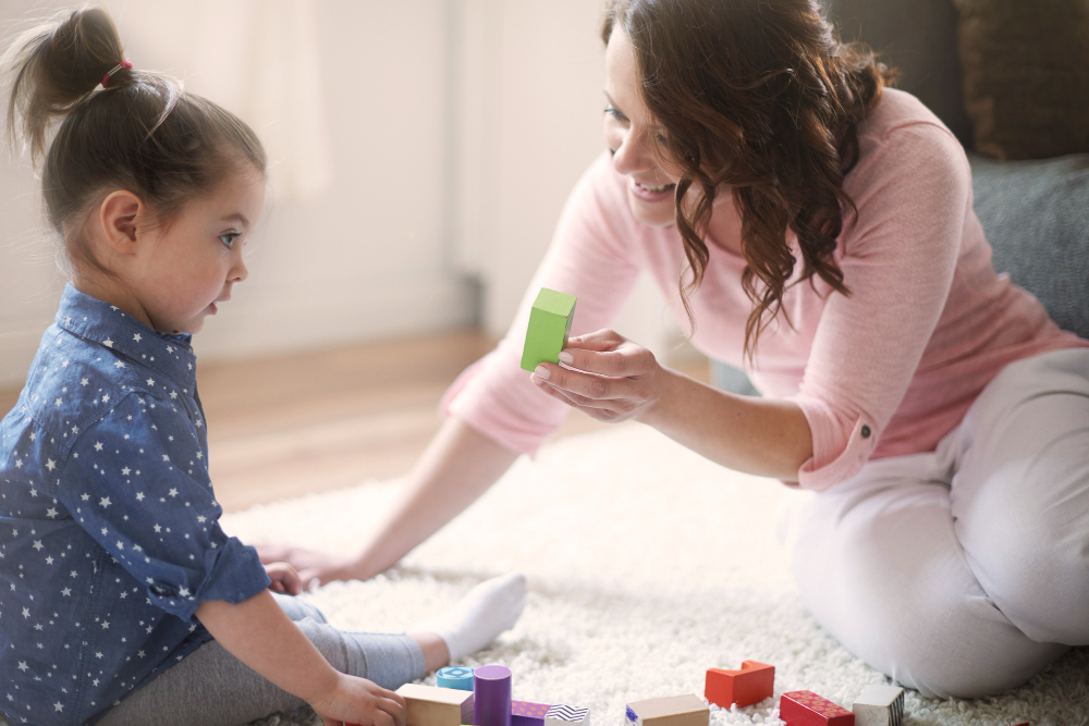 a teaching is teaching a kid in babysitter in Auckland 