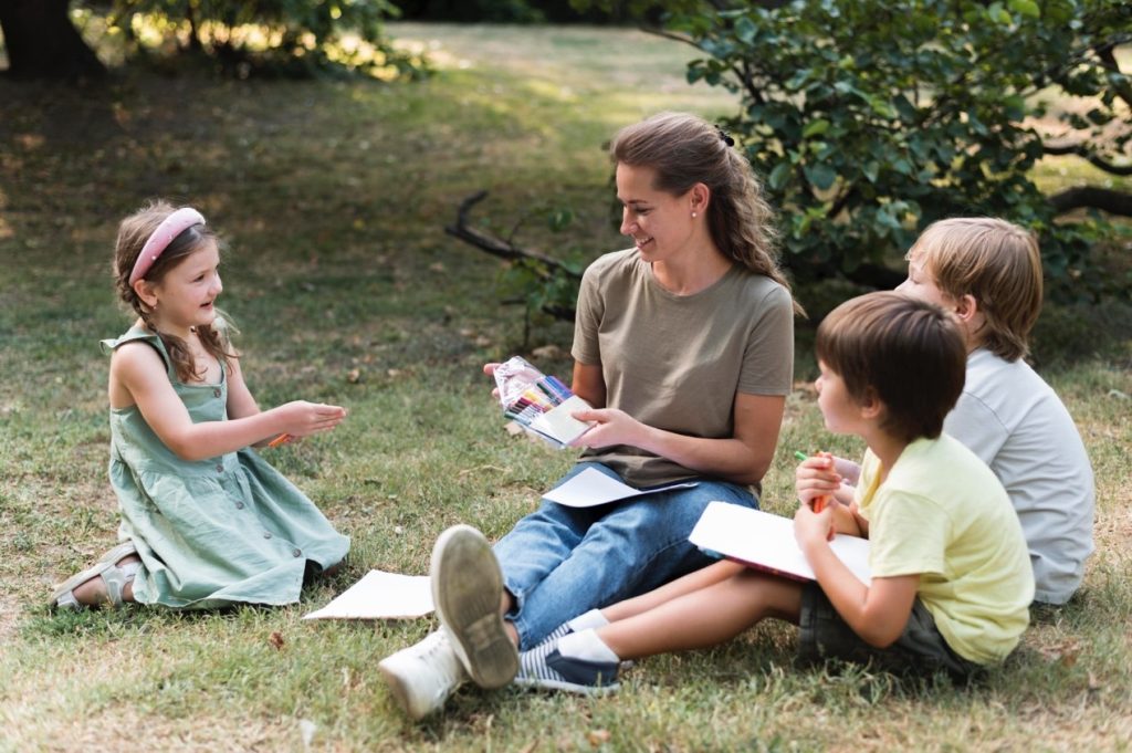 Auckland kindergarten with children engaging in early childhood education outdoor activities